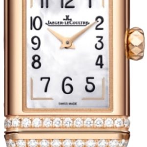 Jaeger LeCoultre Damklocka 3362201 Reverso Vit/18 karat roséguld