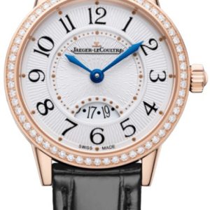 Jaeger LeCoultre Damklocka 3402530 Rendez-Vous Silverfärgad/Läder