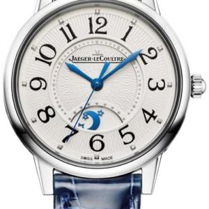 Jaeger LeCoultre Damklocka 3448410 Rendez-Vous Silverfärgad/Läder