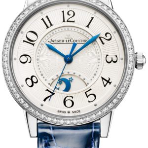 Jaeger LeCoultre Damklocka 3448430 Rendez-Vous Silverfärgad/Läder