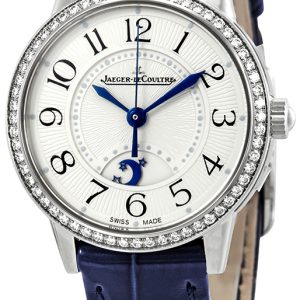 Jaeger LeCoultre Damklocka 3468430 Rendez-Vous Silverfärgad/Läder