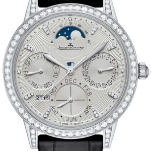 Jaeger LeCoultre Damklocka 3493420 Rendez-Vous Silverfärgad/Läder