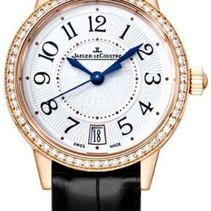 Jaeger LeCoultre Damklocka 3512421 Rendez-Vous Silverfärgad/Läder