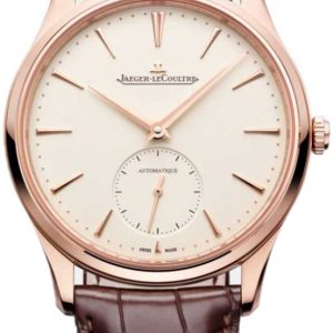 Jaeger LeCoultre Herrklocka 1212510 Master Ultra Thin Beige/Läder