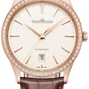 Jaeger LeCoultre Herrklocka 1232501 Master Ultra Thin Beige/Läder