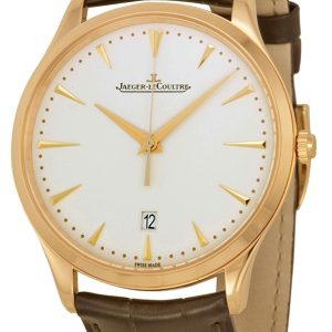 Jaeger LeCoultre Herrklocka 1282510 Master Ultra Thin Beige/Läder