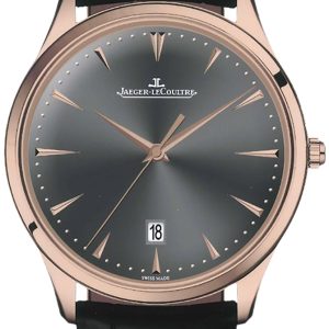 Jaeger LeCoultre Herrklocka 128255J Master Ultra Thin Grå/Läder