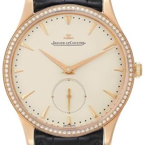 Jaeger LeCoultre Herrklocka 1352502 Master Ultra Thin Beige/Läder