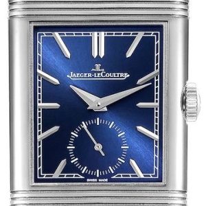 Jaeger LeCoultre Herrklocka 3978480 Reverso Blå/Läder