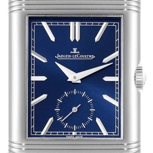 Jaeger LeCoultre Herrklocka 3988482 Reverso Blå/Läder