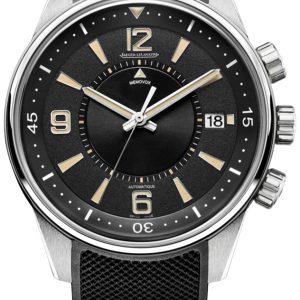 Jaeger LeCoultre Herrklocka 9038670 Polaris Svart/Gummi Ø42 mm