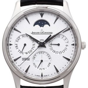 Jaeger LeCoultre Master Ultra Thin Perpetual White Gold Herrklocka