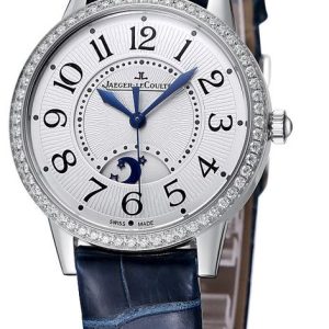 Jaeger LeCoultre Rendez-Vous Damklocka 3448420 Silverfärgad/Läder