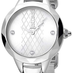 Just Cavalli 99999 Damklocka JC1L033M0015 Silverfärgad/Stål Ø30 mm