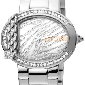 Just Cavalli 99999 Damklocka JC1L111M0065 Silverfärgad/Stål Ø40 mm