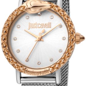 Just Cavalli 99999 Damklocka JC1L124M0105 Silverfärgad/Stål Ø34 mm