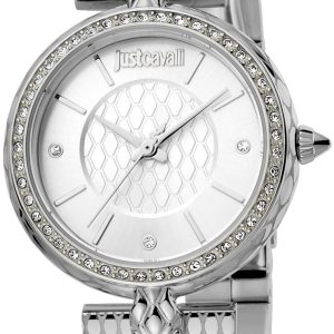 Just Cavalli 99999 Damklocka JC1L147M0045 Silverfärgad/Stål Ø30 mm