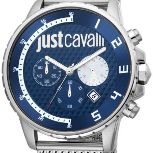 Just Cavalli 99999 Herrklocka JC1G063M0275 Blå/Stål Ø44 mm