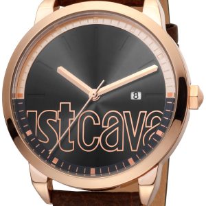 Just Cavalli 99999 Herrklocka JC1G079L0235 Svart/Läder Ø42 mm