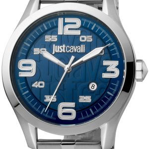 Just Cavalli 99999 Herrklocka JC1G108M0065 Blå/Stål Ø42 mm