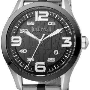 Just Cavalli 99999 Herrklocka JC1G108M0075 Svart/Stål Ø42 mm