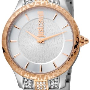 Just Cavalli Damklocka JC1L004M0085 Silverfärgad/Roséguldstonat