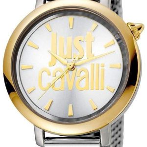 Just Cavalli Damklocka JC1L007M0095 Logo Silverfärgad/Stål Ø34 mm