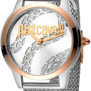 Just Cavalli Damklocka JC1L050M0295 Analog Silverfärgad/Stål Ø34 mm