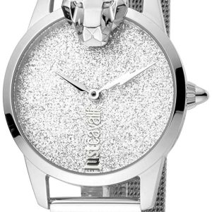 Just Cavalli Damklocka JC1L057M0325 Silverfärgad/Stål Ø32 mm