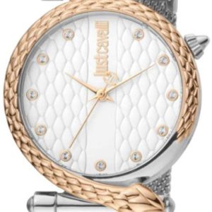 Just Cavalli Damklocka JC1L075M0095 Silverfärgad/Stål Ø32 mm