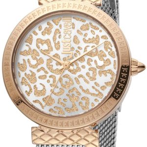 Just Cavalli Damklocka JC1L092M0105 Silverfärgad/Roséguldstonat