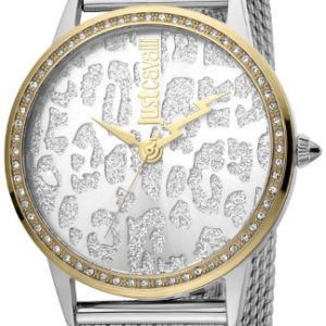 Just Cavalli Damklocka JC1L094M0225 Silverfärgad/Stål Ø42 mm