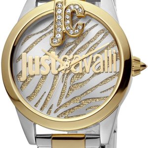 Just Cavalli Damklocka JC1L099M0085 Silverfärgad/Gulguldtonat stål