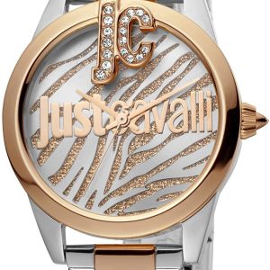 Just Cavalli Damklocka JC1L099M0095 Silverfärgad/Roséguldstonat