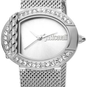 Just Cavalli Damklocka JC1L110M0065 Silverfärgad/Stål Ø33 mm