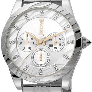 Just Cavalli Damklocka JC1L130M0055 Silverfärgad/Stål Ø40 mm