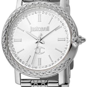 Just Cavalli Damklocka JC1L212M0045SET Valentines Vit/Stål Ø32 mm