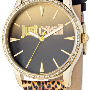 Just Cavalli Damklocka R7251211503 Just Paradise Flerfärgad/Läder