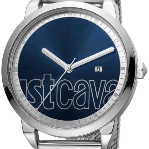 Just Cavalli Herrklocka JC1G079M0255 Blå/Stål Ø42 mm