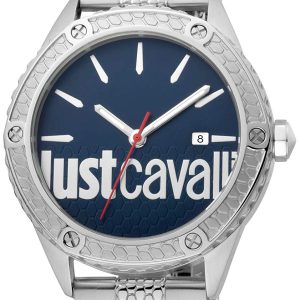 Just Cavalli Herrklocka JC1G080M0065 Blå/Stål Ø44 mm