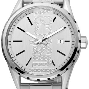 Just Cavalli Herrklocka JC1G082M0055 Silverfärgad/Stål Ø42 mm