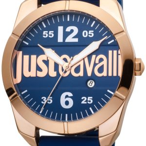 Just Cavalli Herrklocka JC1G106P0015 Blå/Textil Ø43 mm