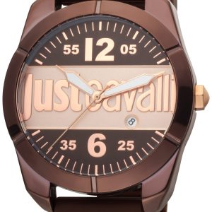 Just Cavalli Herrklocka JC1G106P0035 Brun/Textil Ø43 mm