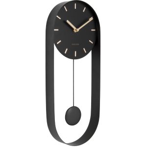 Karlsson Charm Pendulum Väggklocka KA5822BK - Unisex - 20 cm - Quartz