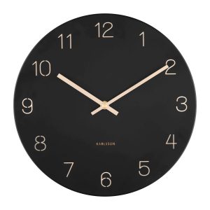 Karlsson Wall Charm Väggklocka KA5788BK - Unisex - 30 cm - Quartz