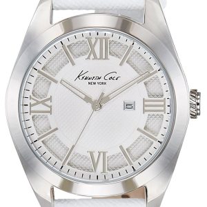 Kenneth Cole Damklocka 10021282 Classic Vit/Läder Ø40 mm