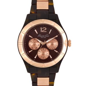 Kenneth Cole Damklocka IKC0003 Brun/Gummi Ø38 mm