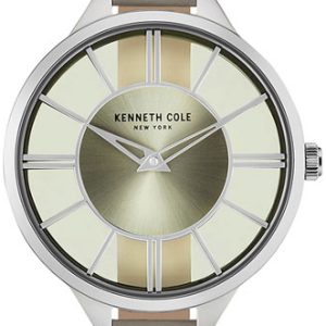 Kenneth Cole Damklocka KC50538006 Grå/Läder Ø34 mm