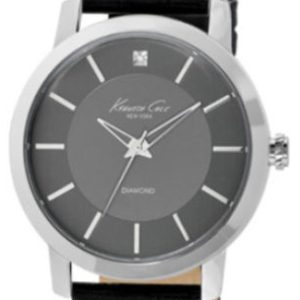 Kenneth Cole Herrklocka 10008056 Diamond Grå/Läder Ø43.5 mm