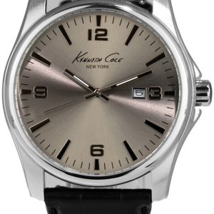 Kenneth Cole Herrklocka 10008156 Grå/Läder Ø43 mm